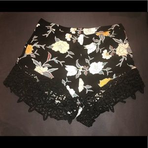 Kendall & Kylie Pacsun Floral Shorts